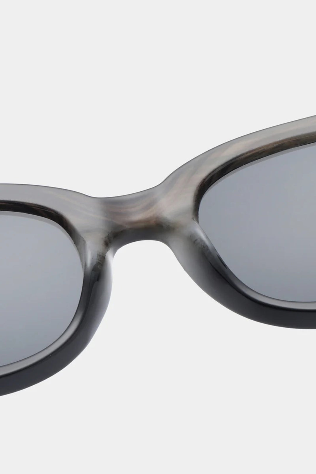 A.Kjaerbede Lilly KL2215 Striped Horn Black Sunglasses - Olivia Grace Fashion