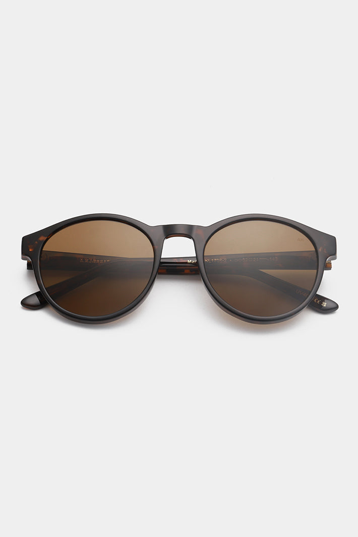A.Kjaerbede Marvin KL1708 Demi Tortoise Sunglasses - Olivia Grace Fashion