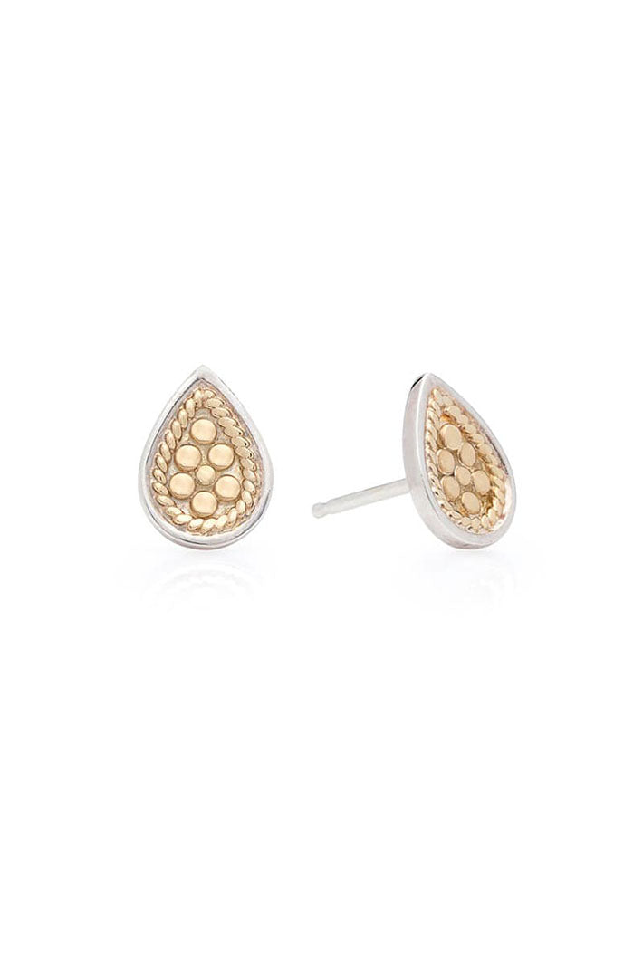 Anna Beck 1606E-GLD Gold Teardrop Stud Earrings - Olivia Grace Fashion