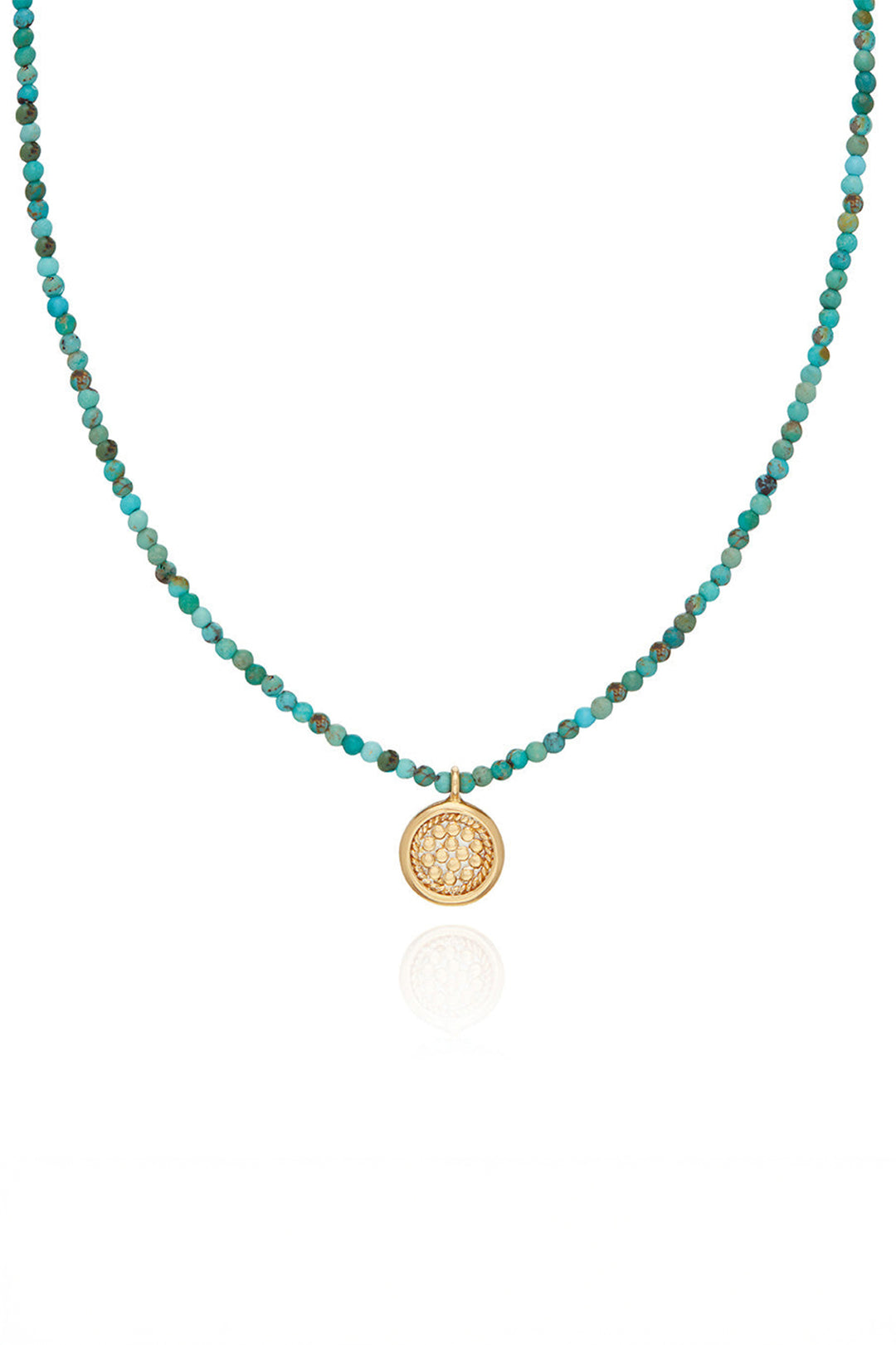 Anna Beck Turquesa Beaded Necklace Turquoise Gold NK10492-GTQ - Olivia Grace Fashion