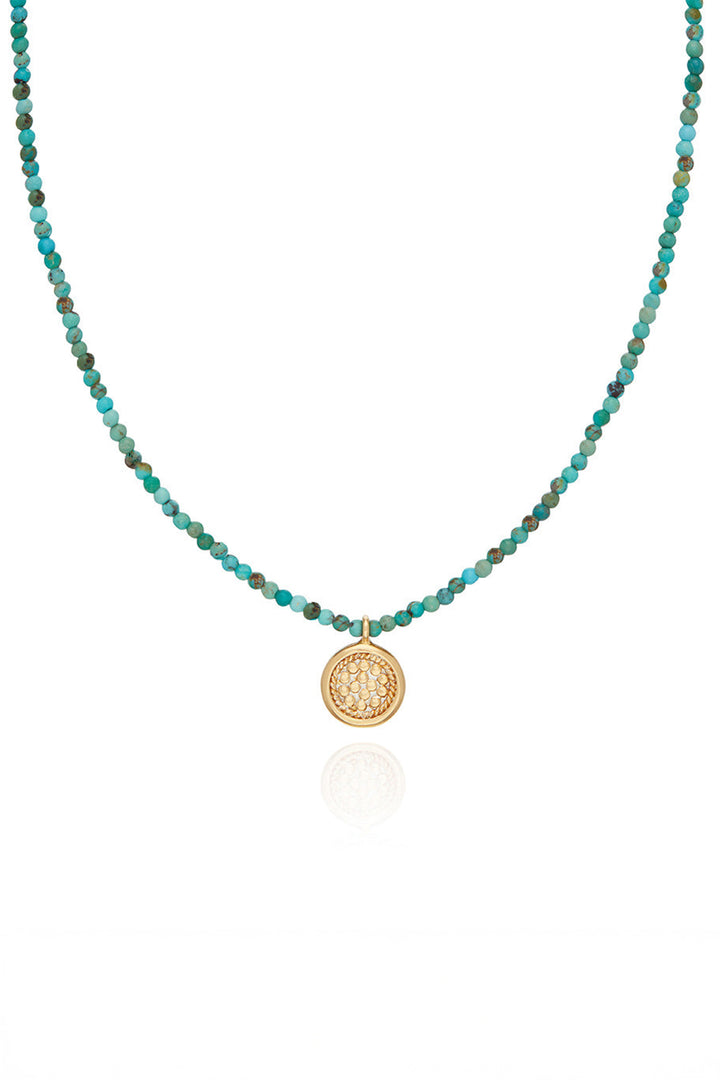 Anna Beck Turquesa Beaded Necklace Turquoise Gold NK10492-GTQ - Olivia Grace Fashion