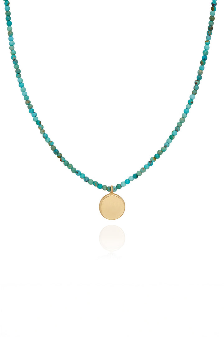 Anna Beck Turquesa Beaded Necklace Turquoise Gold NK10492-GTQ - Olivia Grace Fashion