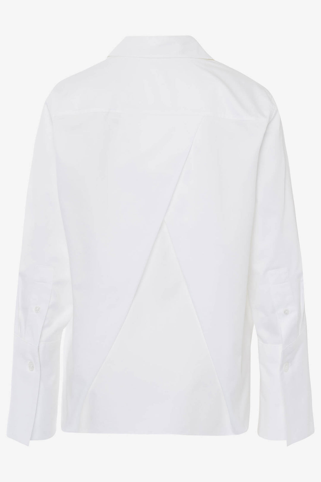 Brax Vicki 43-5068 94123800 99 White Crossover Back Shirt - Olivia Grace Fashion