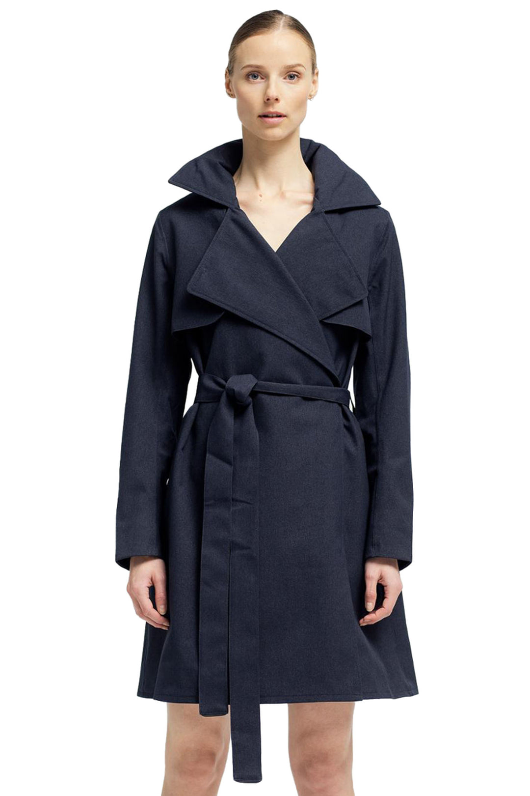 BRGN Yr Coat Dark Navy 15007A2 795 - Olivia Grace Fashion