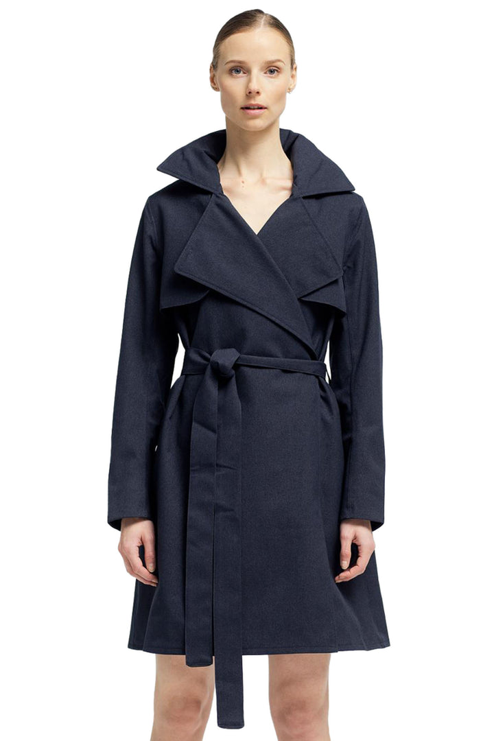 BRGN Yr Coat Dark Navy 15007A2 795 - Olivia Grace Fashion