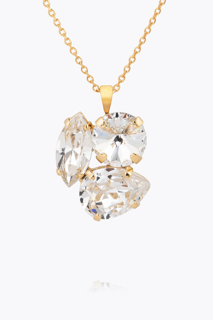 Caroline Svedbom 101372100101 Jolie Crystal Gold Necklace - Olivia Grace Fashion