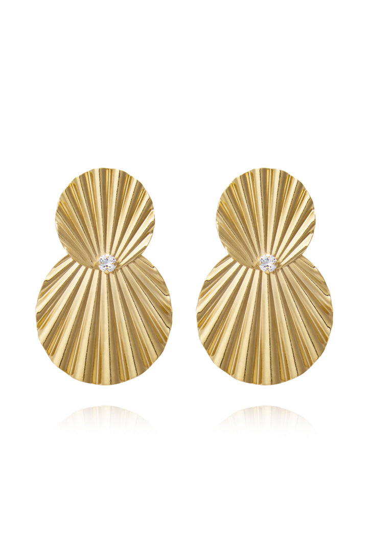 Caroline Svedbom 101856900301 Mischa Earrings 18k Gold Plated - Olivia Grace Fashion