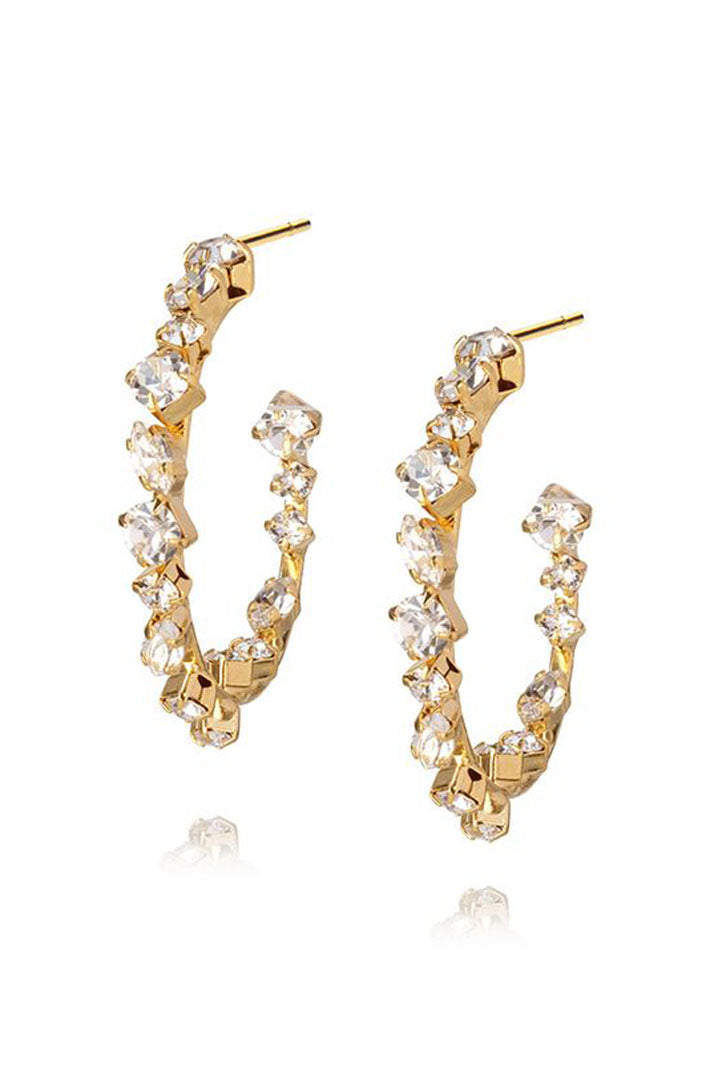 Caroline Svedbom Antonia Loop Earrings Gold 101042100101