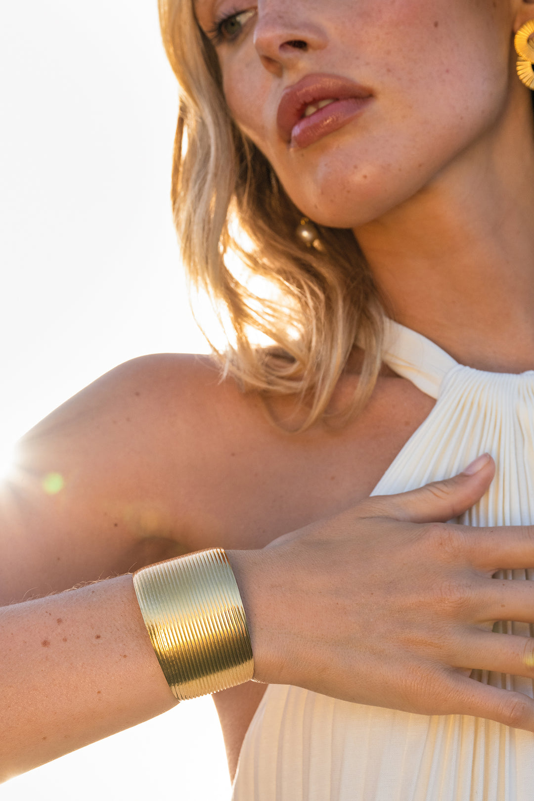 Caroline Svedbom Vera Bangle 18k Gold Plated - Olivia Grace Fashion