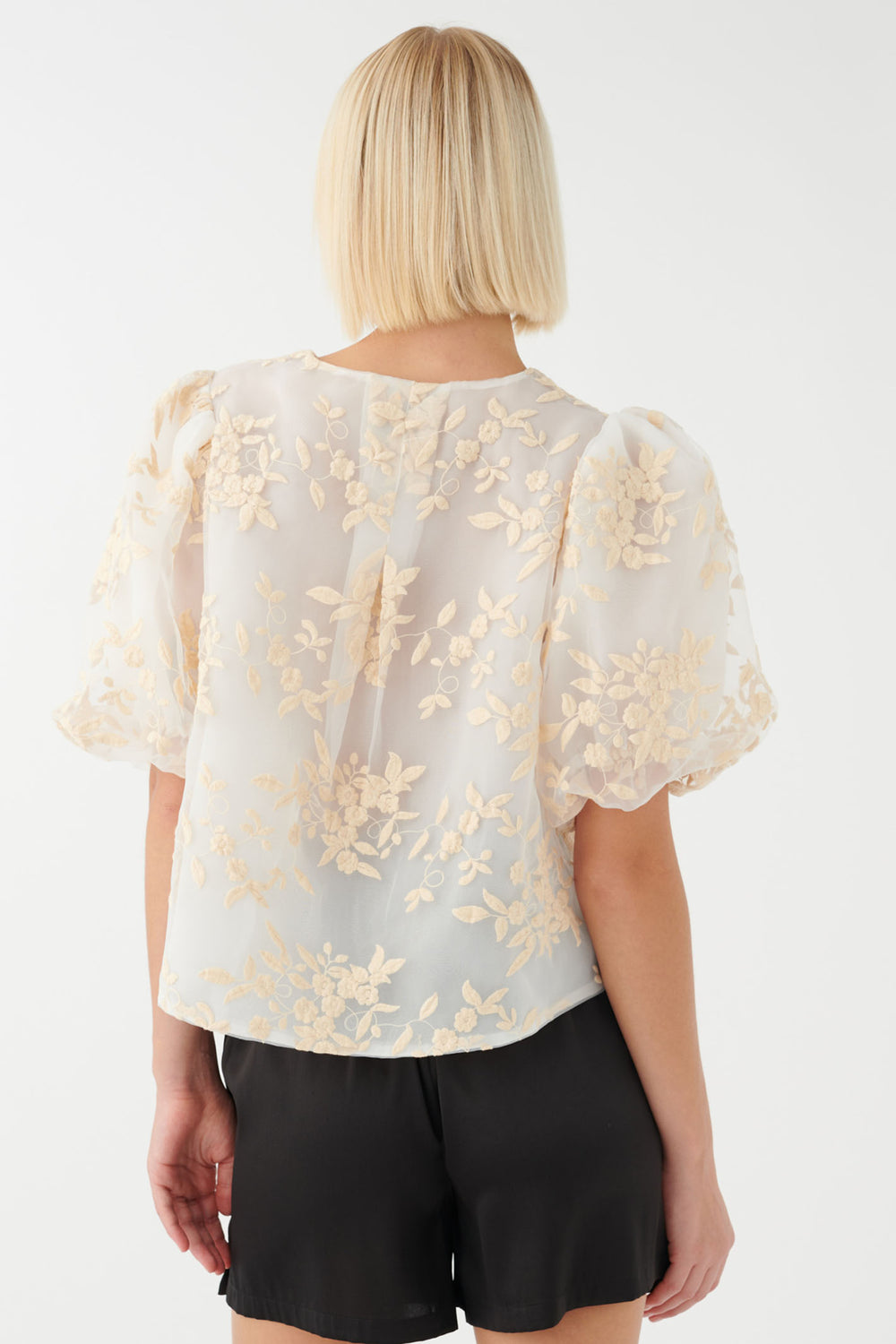 Dea Kudiabal Operinadea 0470424 5785 White Floral Parfait Jacket - Olivia Grace Fashion