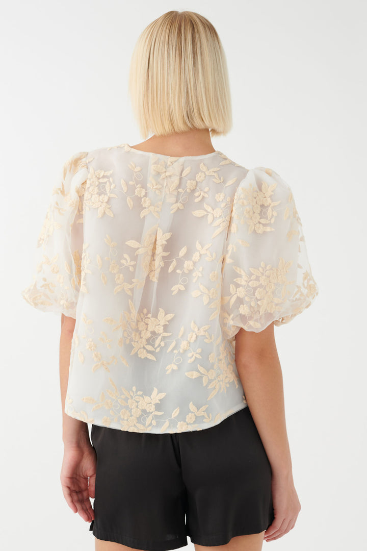 Dea Kudiabal Operinadea 0470424 5785 White Floral Parfait Jacket - Olivia Grace Fashion