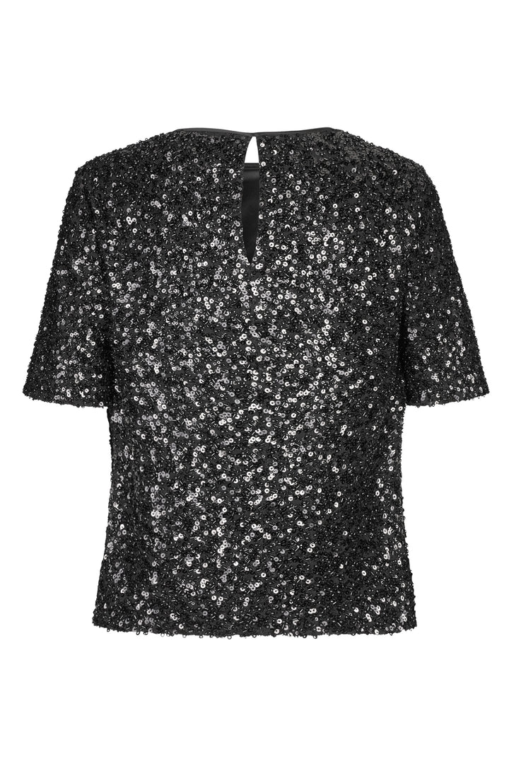 Dea Kudibal AnineDEA Black Sequin Blouse 0761025