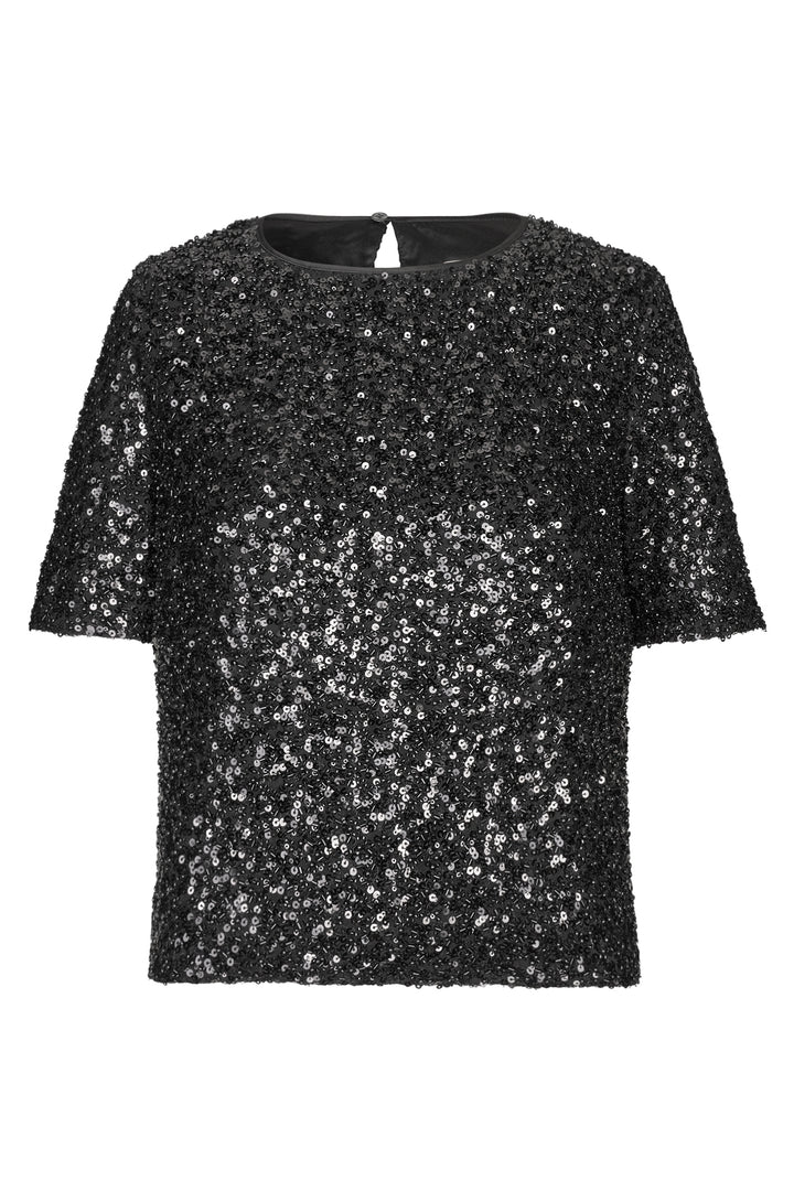 Dea Kudibal AnineDEA Black Sequin Blouse 0761025