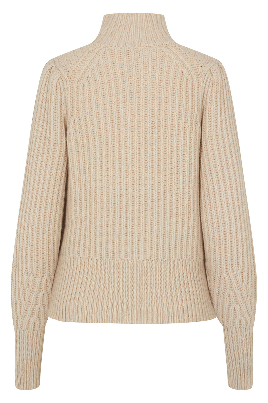 Dea Kudibal Mittadea Jumper Shearling Cream Button Neck 0490724 1552 - Olivia Grace Fashion