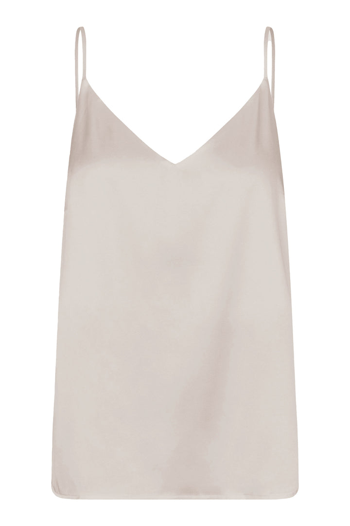Dea Kudibal OctavieDEA Satin Strap Top Ancient Beige 0940125 - Olivia Grace Fashion