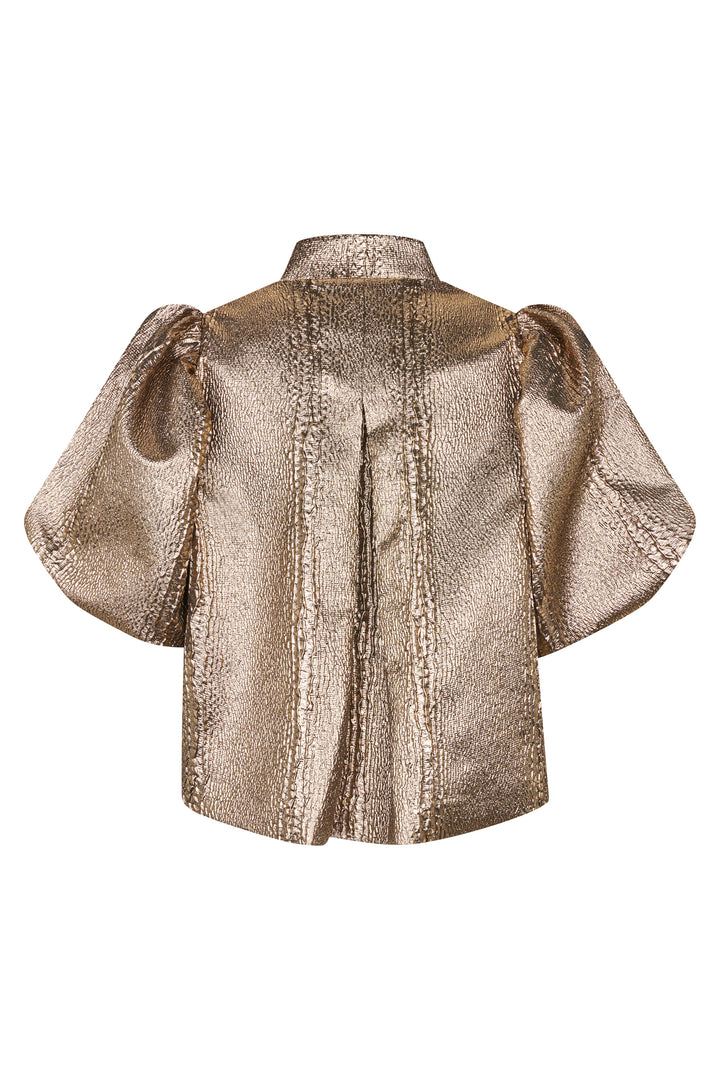 Dea Kudibal OliviaDEA Black Gold Puff Sleeve Jacket 0731025