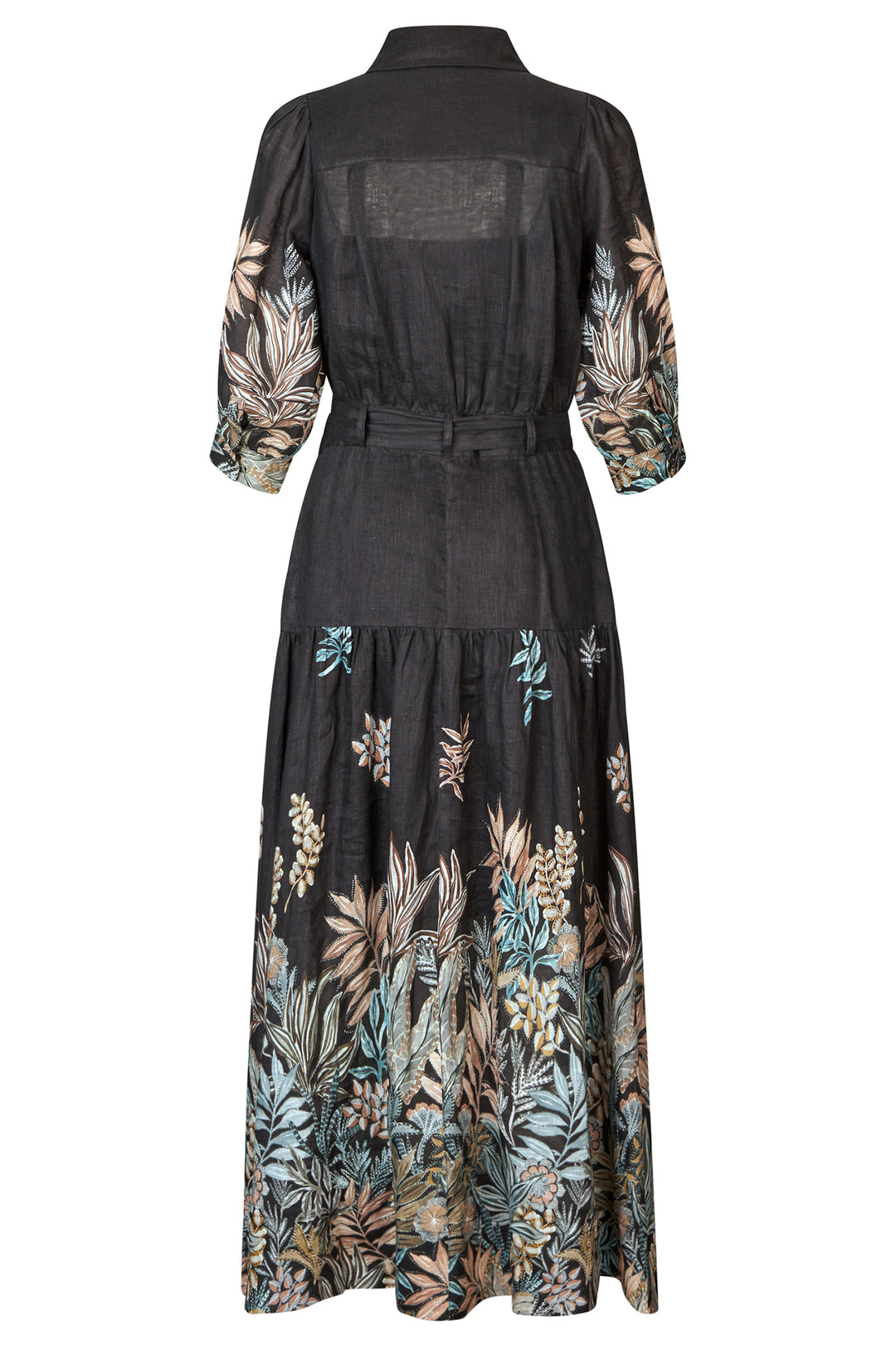 Dea Kudibal PalmaDEA Nori Black Floral Linen Dress 0170725 5882 - Olivia Grace Fashion