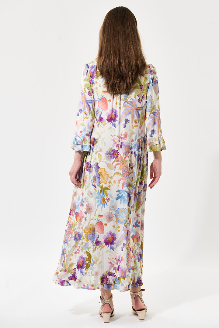 Dea Kudibal RosannaDEA EV Flowertree Print Ruffle Dress 0830425 - Olivia Grace Fashion