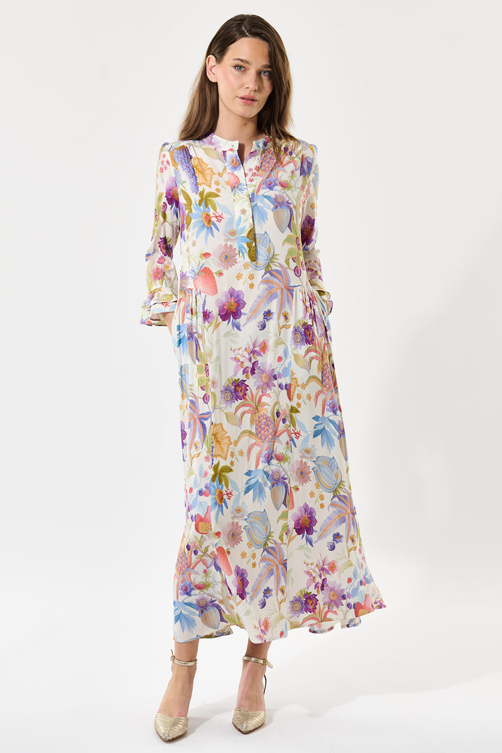 Dea Kudibal RosannaDEA EV Flowertree Print Ruffle Dress 0830425 - Olivia Grace Fashion