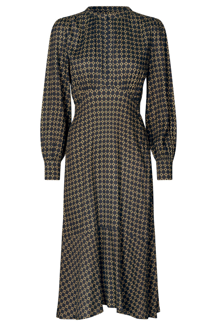 Dea Kudibal Rudydea Bees Print Midi Dress Brown 0520724 5793 - Olivia Grace Fashion