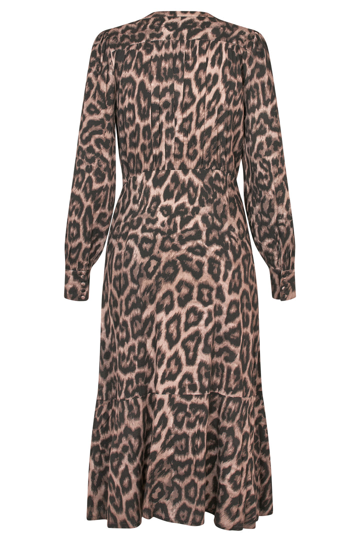 Dea Kudibal RumerDEA Brown Animal Print Dress 1740725 5888 - Olivia Grace Fashion