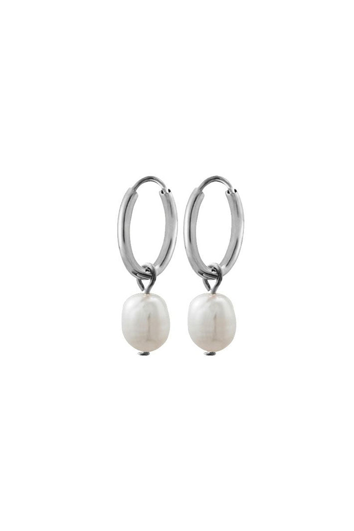 Edblad 116655 Perla Steel Hoop Earrings - Olivia Grace Fashion