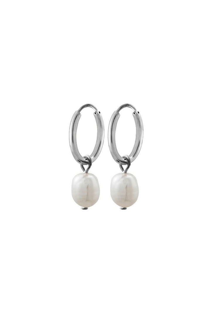 Edblad 116655 Perla Steel Hoop Earrings - Olivia Grace Fashion