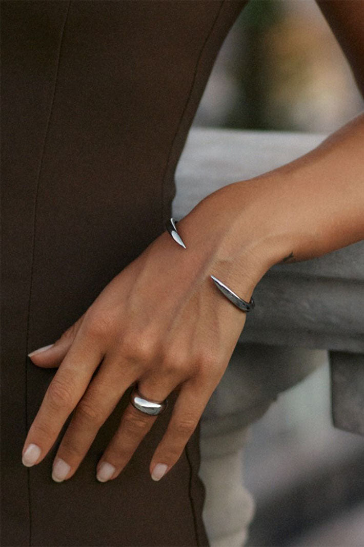 Edblad 127400 Crest Bangle Gold - Olivia Grace Fashion