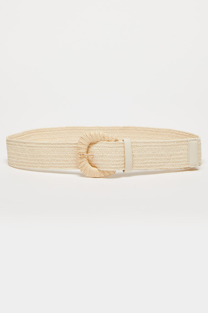 Emme Blocco 2415501012200 Ivory Belt - Olivia Grace Fashion