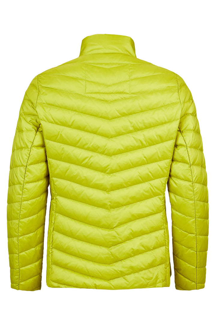 Frandsen 528-588-82 Lime Green Padded Jacket - Olivia Grace Fashion