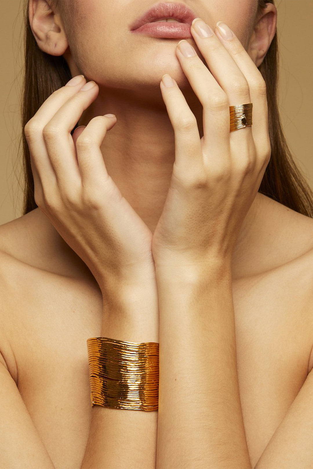 Gas Bijoux Wave Gold Plated Bracelet - Olivia Grace Fashion