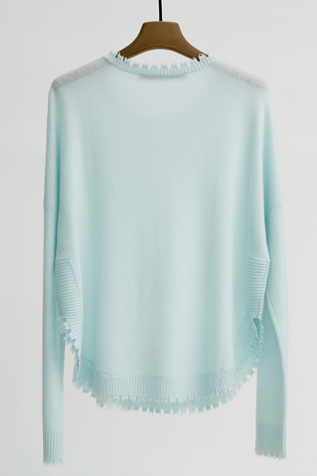 Herzen's Angelegenheit Cashmere Mix Salt Air Blue Jumper 25252-1202 - Olivia Grace Fashion