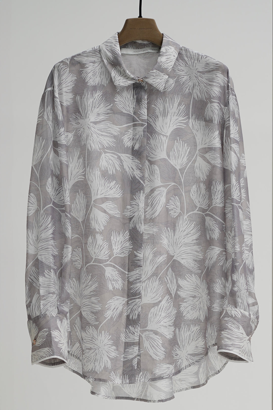Herzen's Angelegenheit Cloud Superwhite Print Shirt 25252-6812 252075 - Olivia Grace Fashion