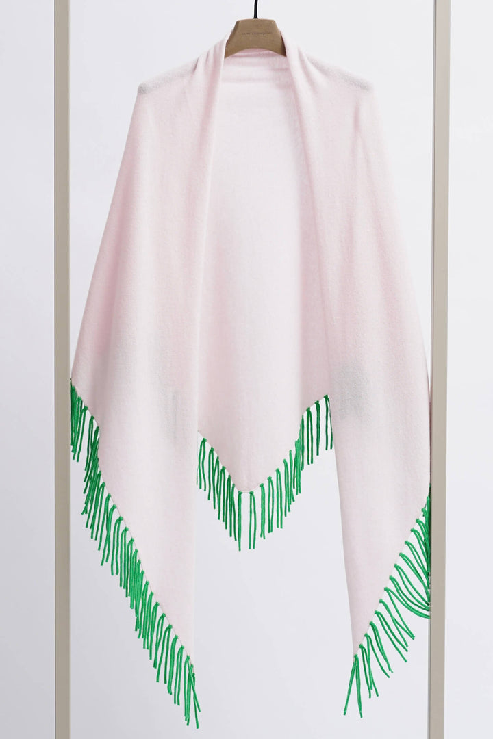 Herzens Angelegenheit 5000 811755 Pink Wing Pea Cashmere Blend Wrap - Olivia Grace Fashion