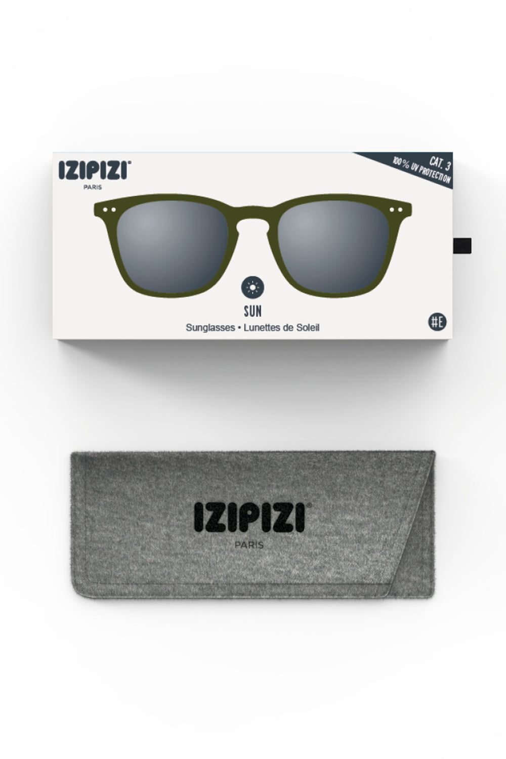Izipizi Paris SLMSEC25 Khaki Green Sunglasses - Olivia Grace Fashion