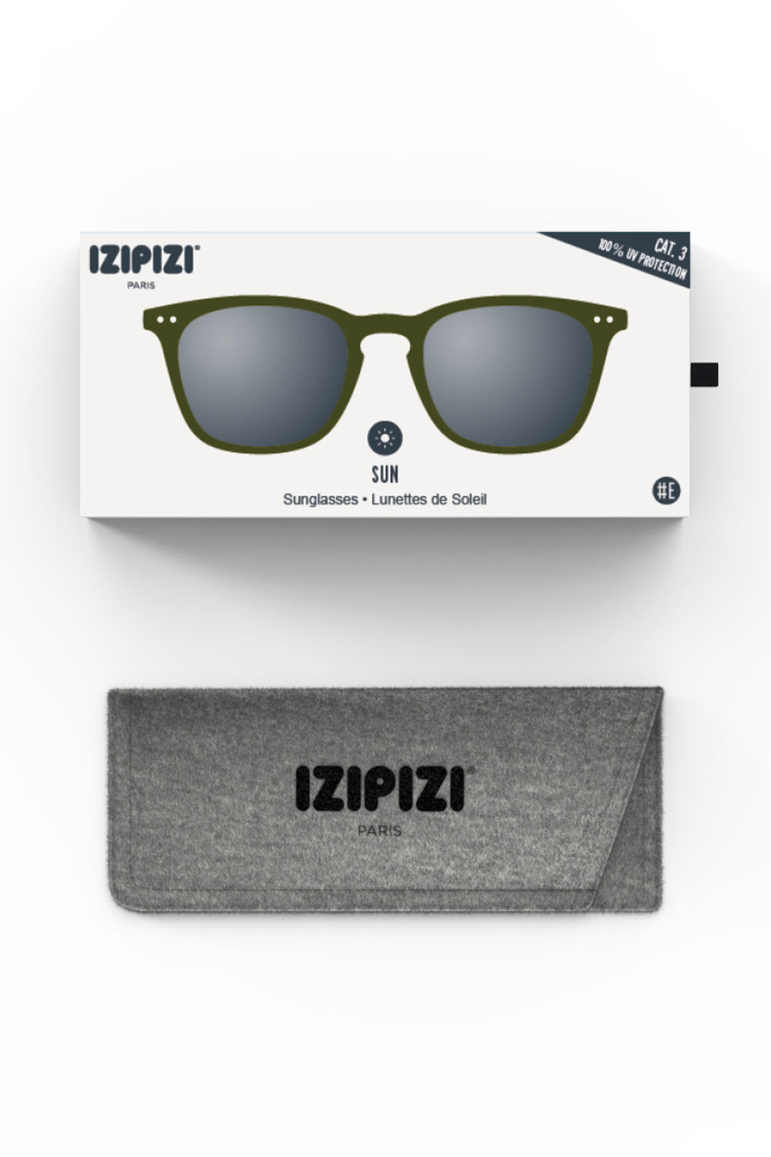 Izipizi Paris SLMSEC25 Khaki Green Sunglasses - Olivia Grace Fashion