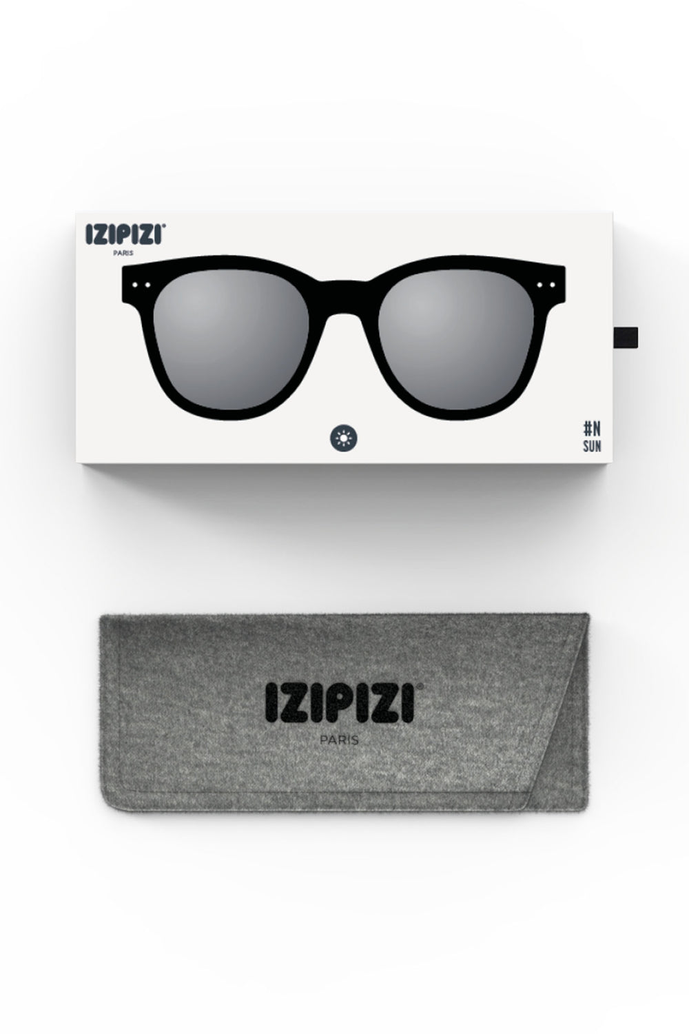 Izipizi Paris SLMSNC01 Black Sunglasses - Olivia Grace Fashion