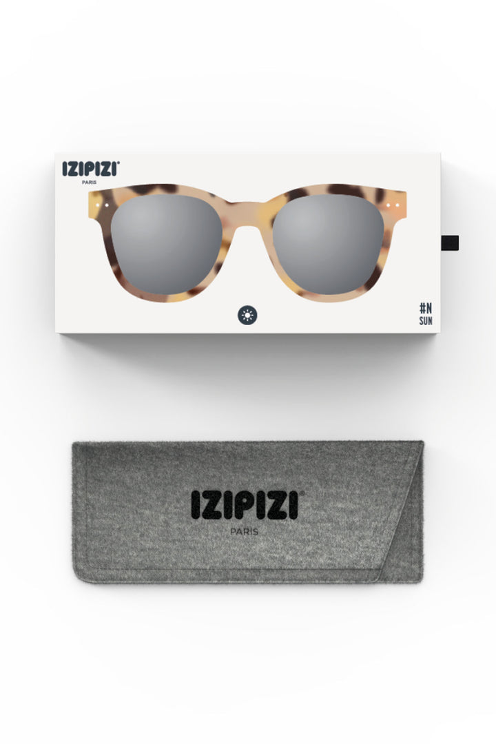 Izipizi Paris SLMSNC69 Light Brown Tortoise Pattern Sunglasses - Olivia Grace Fashion