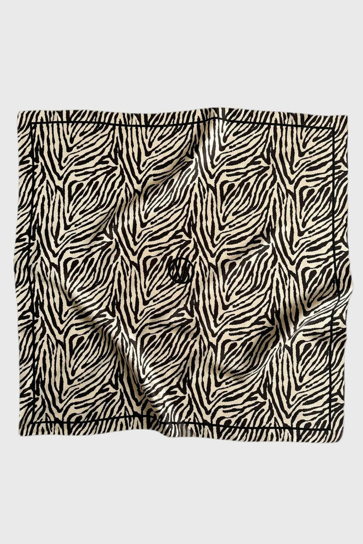 Zebra patterned product on a white background