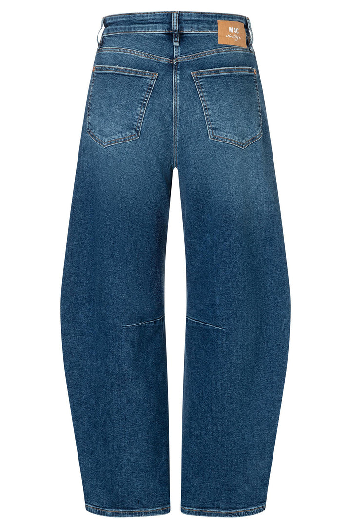 Blue jeans on a white background