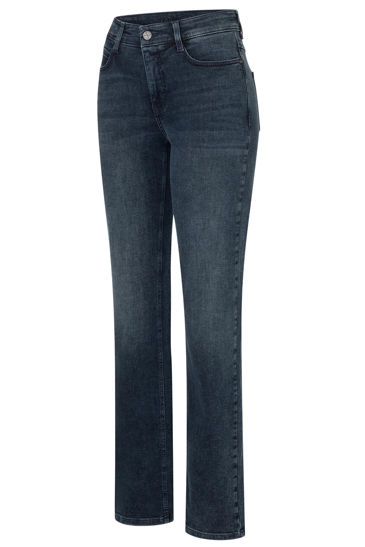 Blue jeans on a white background