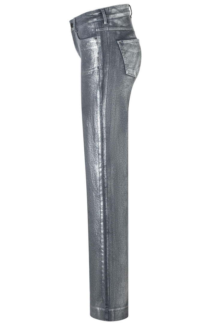 Mac 5439-90-0358 Dream Wide Authentic Silver Coated Mega Flex Jeans D033 - Olivia Grace Fashion