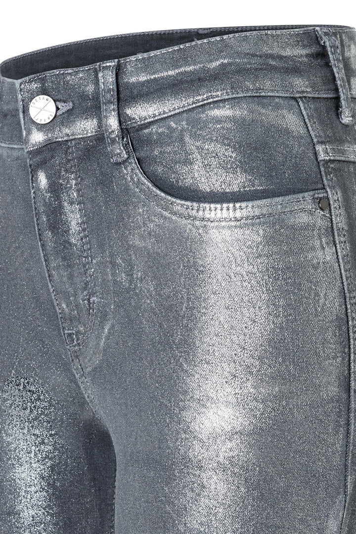 Mac 5439-90-0358 Dream Wide Authentic Silver Coated Mega Flex Jeans D033 - Olivia Grace Fashion