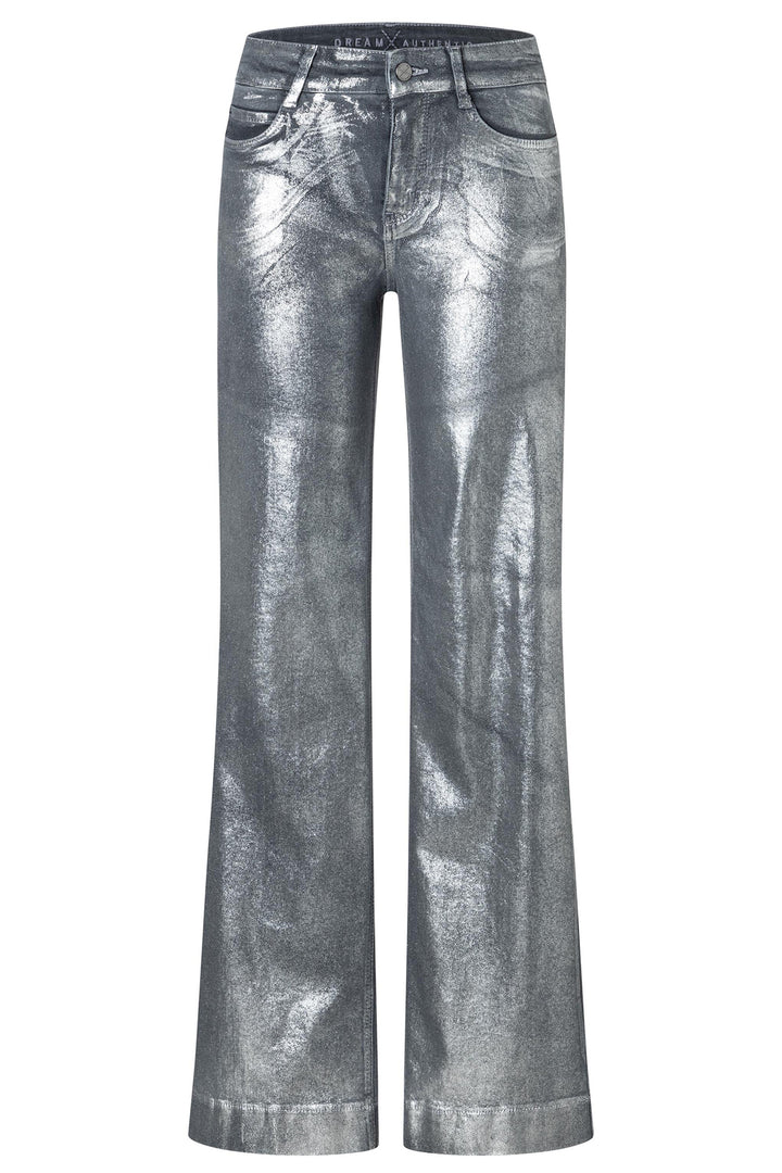 Mac 5439-90-0358 Dream Wide Authentic Silver Coated Mega Flex Jeans D033 - Olivia Grace Fashion