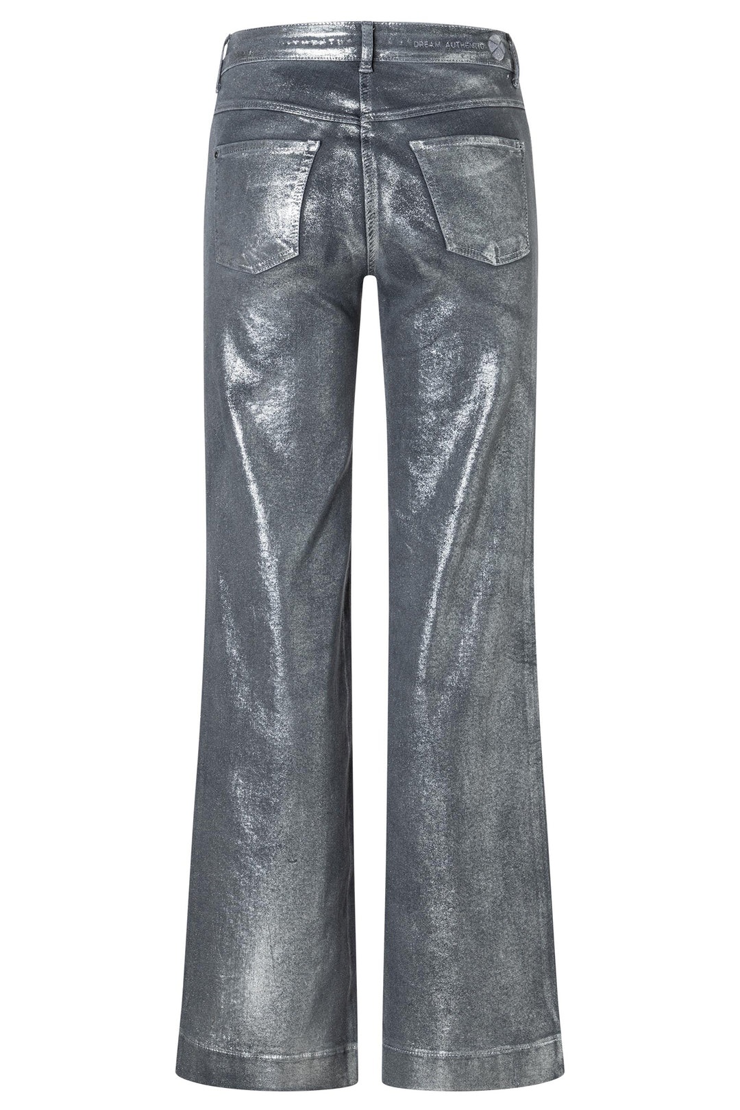 Mac 5439-90-0358 Dream Wide Authentic Silver Coated Mega Flex Jeans D033 - Olivia Grace Fashion