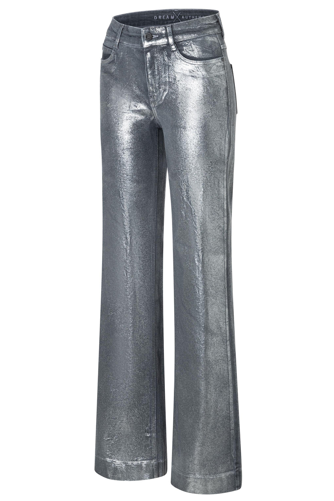 Mac 5439-90-0358 Dream Wide Authentic Silver Coated Mega Flex Jeans D033 - Olivia Grace Fashion