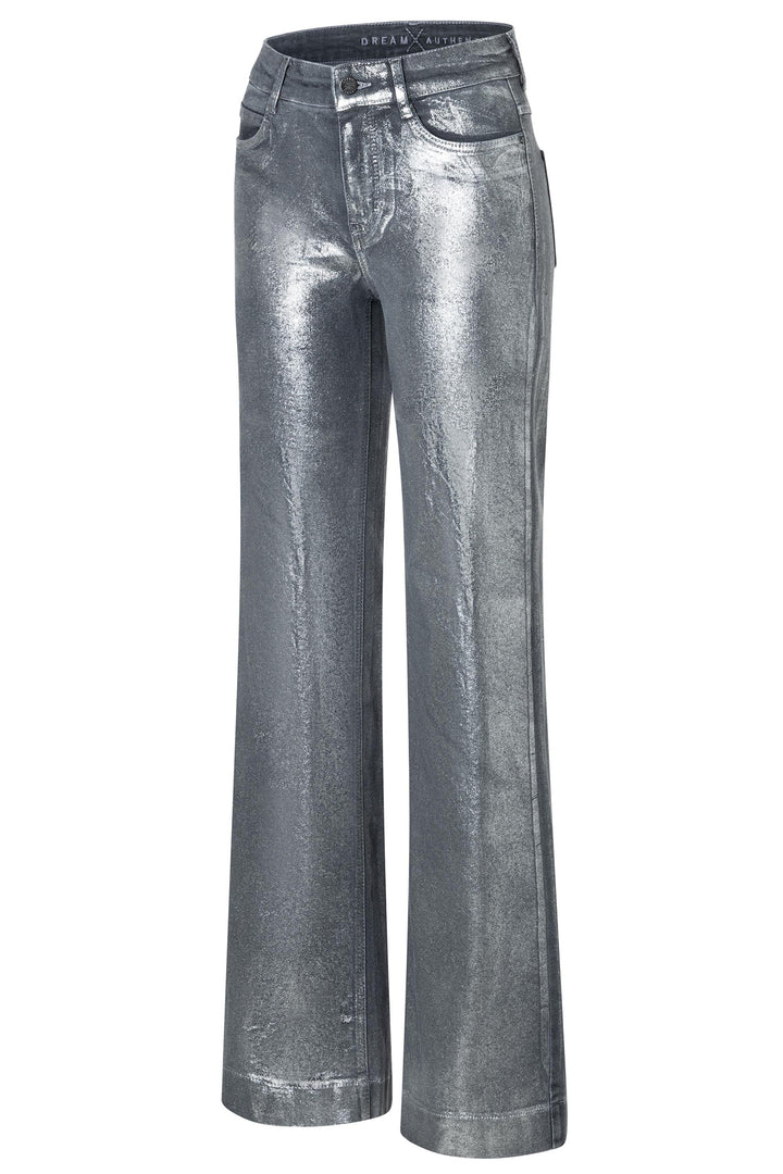Mac 5439-90-0358 Dream Wide Authentic Silver Coated Mega Flex Jeans D033 - Olivia Grace Fashion