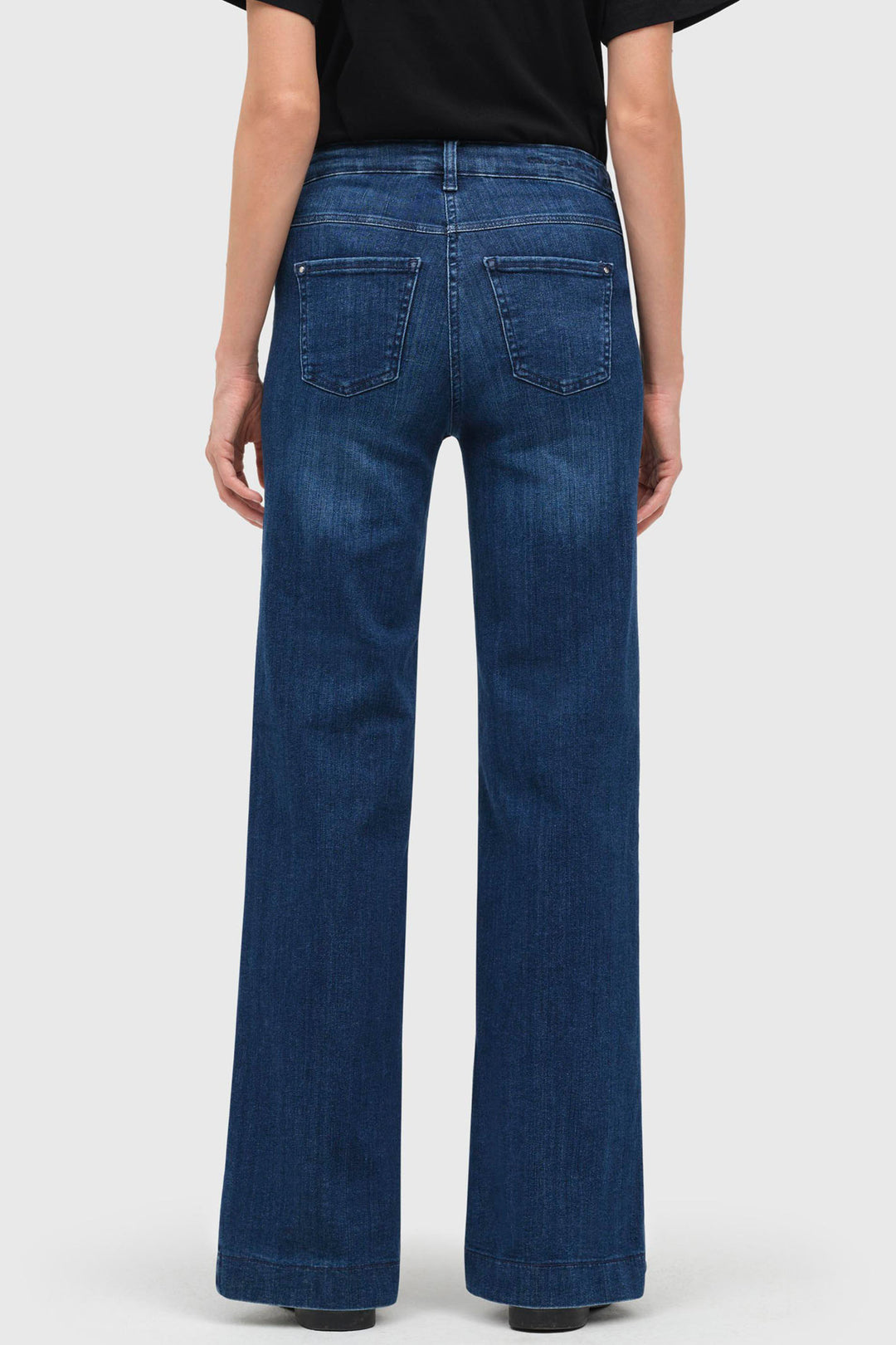 Mac 5439-90-0358 Dream Wide D574 Cobalt Authentic Denim Jeans - Olivia Grace Fashion