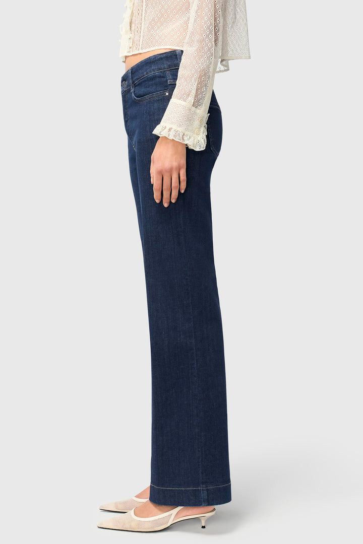 Mac 5439-90-0358L Dream Wide Authentic Fashion Rinsed Mega Flex Jeans D683 - Olivia Grace Fashion