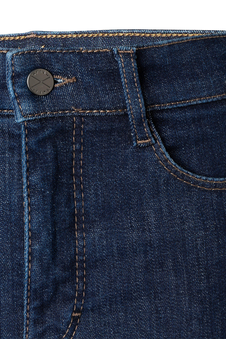 Mac 5439-90-0358L Dream Wide Authentic Fashion Rinsed Mega Flex Jeans D683 - Olivia Grace Fashion